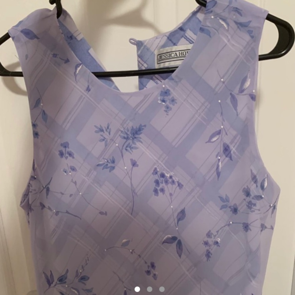 Lilac floral dress